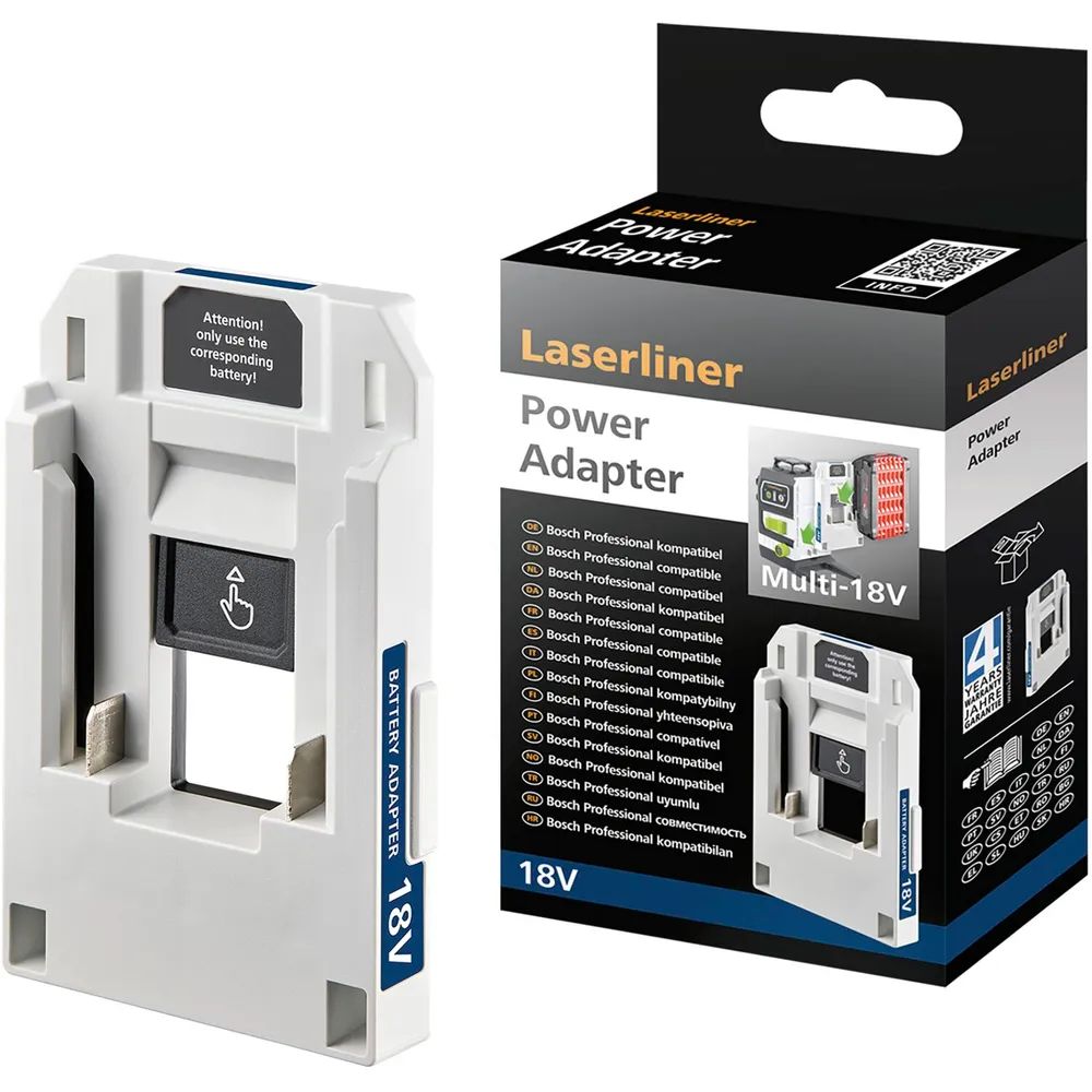 LASERLINER PowerAdapter für Bosch 18V Professional Akkusystem