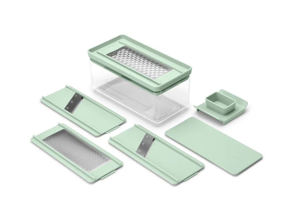 Brabantia Tasty+ Hobel- und Reibe-Set - Jade Green