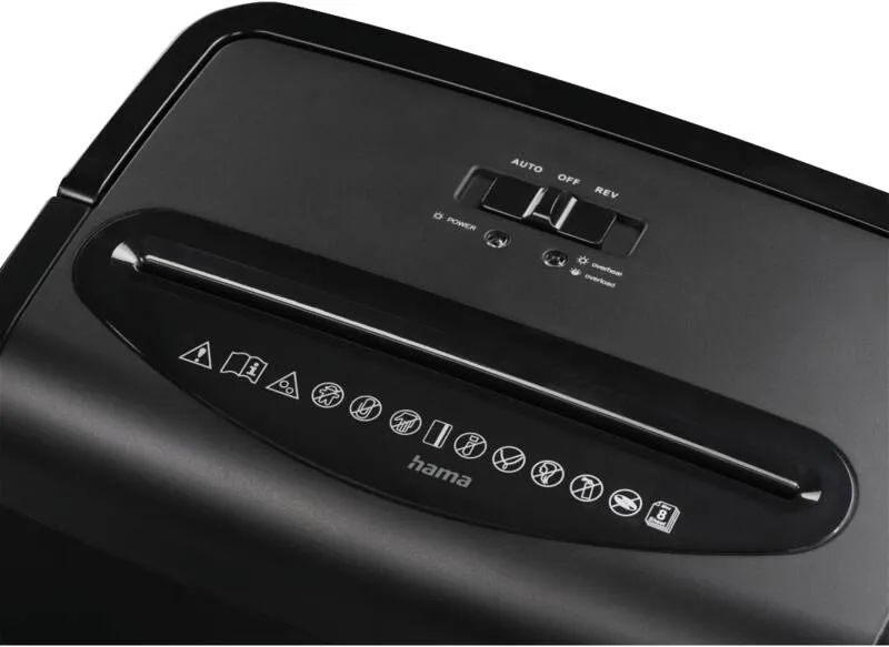 Hama Aktenvernichter "Prime M80", Schredder mit Sicherheitsstufe P5 T5 E4