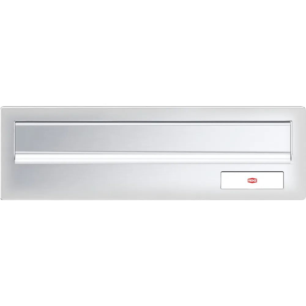 RENZ Frontplatte kombinierbar, eckig, 300 x 110 mm, Aluminium silber eloxiert