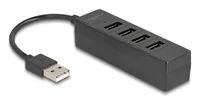 Delock Hub - Type A - 4 x USB 2.0 - Desktop