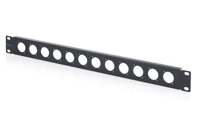 DIGITUS 1HE Rackblende für 12 x D-Type Module