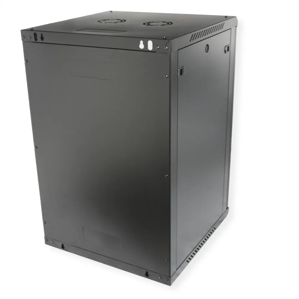 ROLINE 19-Zoll Wandgehäuse Basic Plus 18HE, 600x600 BxT schwarz