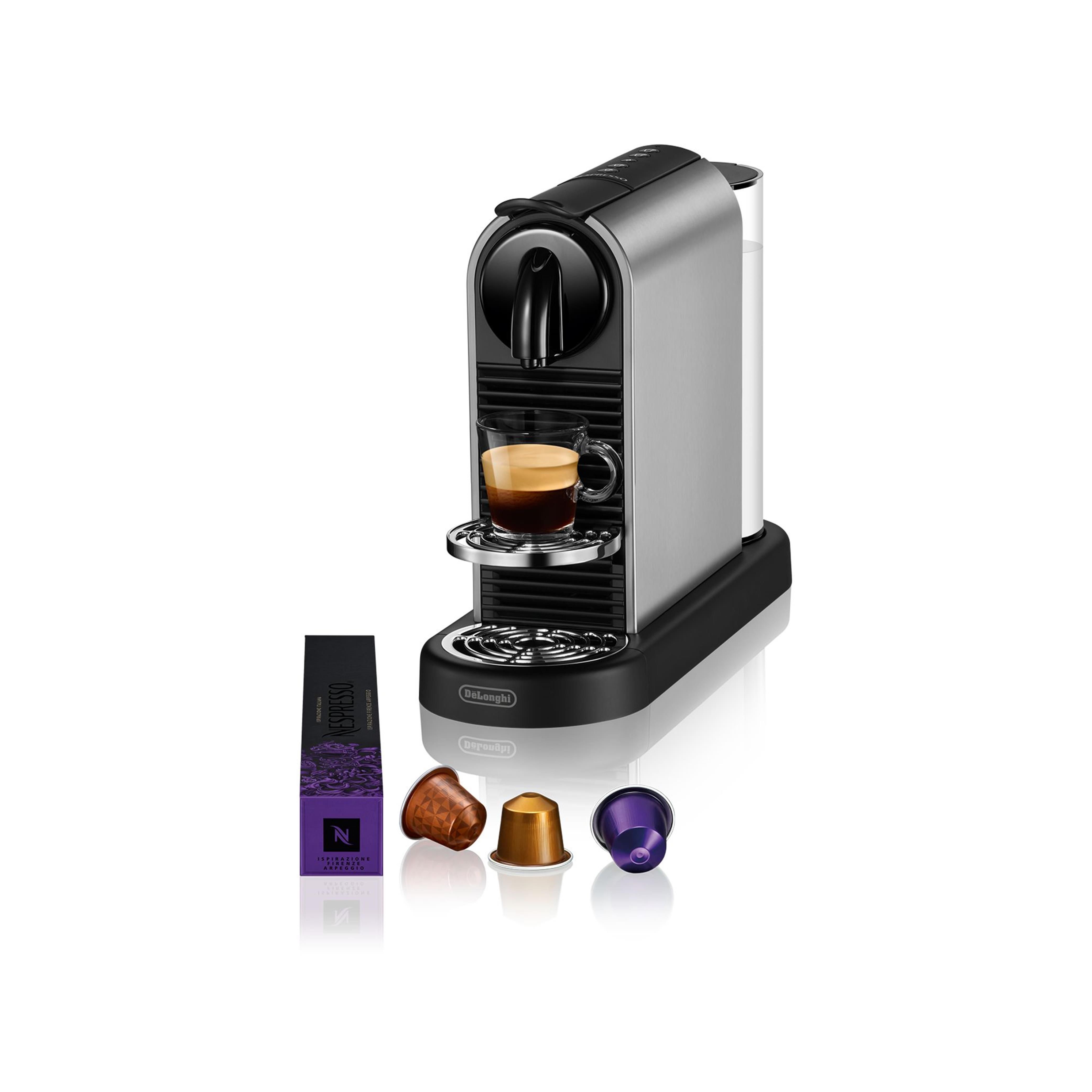 De'Longhi Nespresso Citiz Platinum EN220.T, Grau