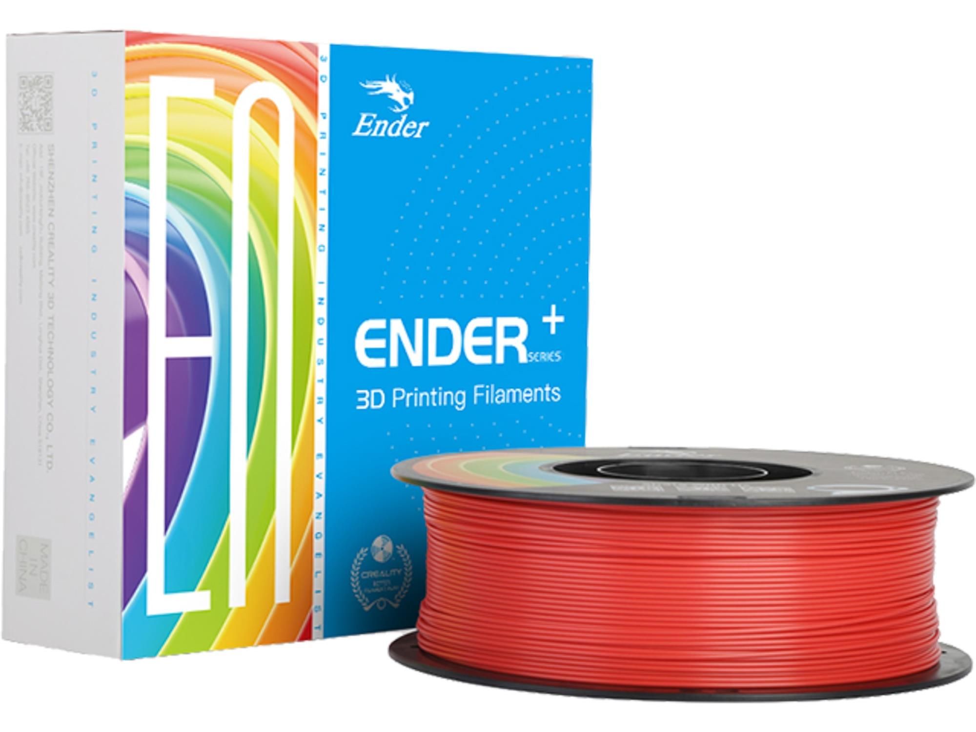 3D PLA+ 1,75mm red 1kg Ender