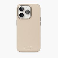 Vonmählen Kunstleder-Case für iPhone 16 Pro Max beige