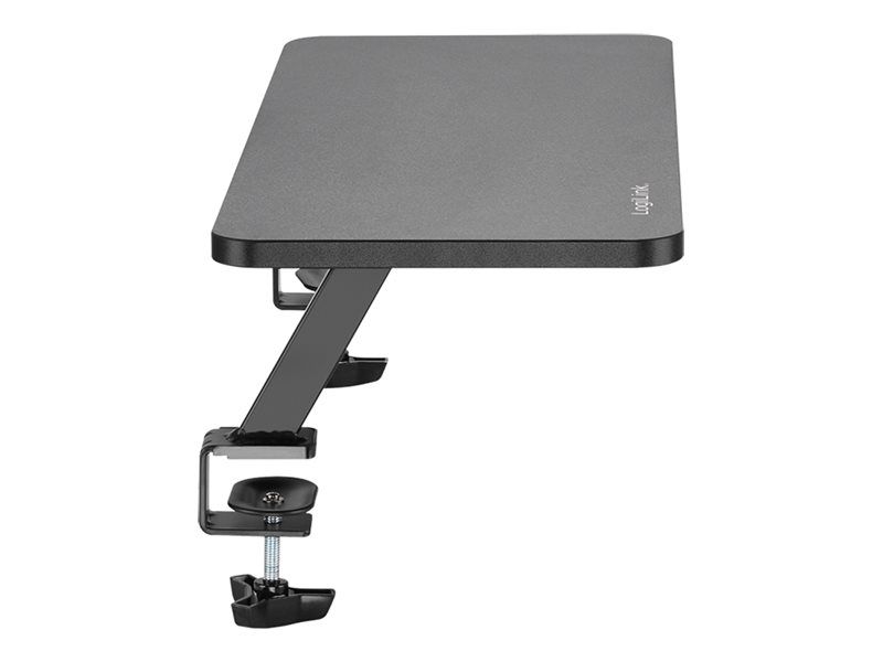 LogiLink Aufstellung - Riser - für Monitor - 650 mm lang - Stahl, Graukarton, Kunststoff - Schwarz - Bildschirmgröße: 33-81.3 cm (13"-32")
