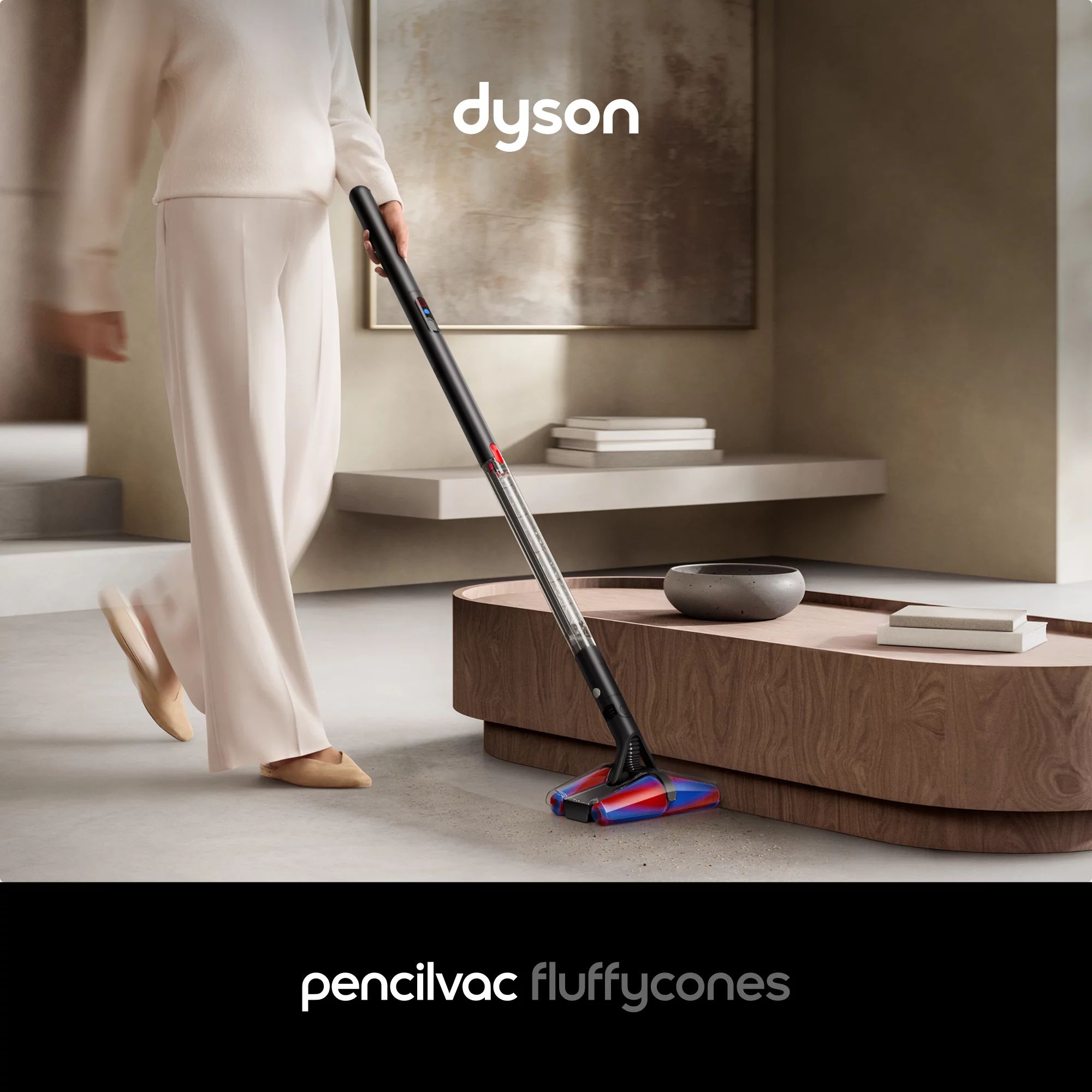 Dyson PencilVac™ Fluffycones matt schwarz