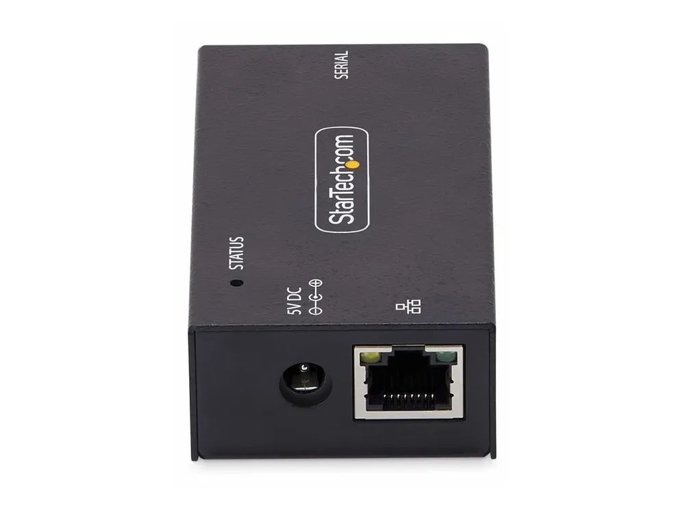 StarTech.com Serial to Ethernet Adapter, IP LAN to RS232 DB9 Converter