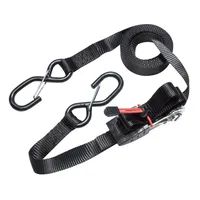 MasterLock 3109EURDAT - Schwarz - Polyester - 400 kg - Spannungsratsche - Klauenhaken - 2,5 cm