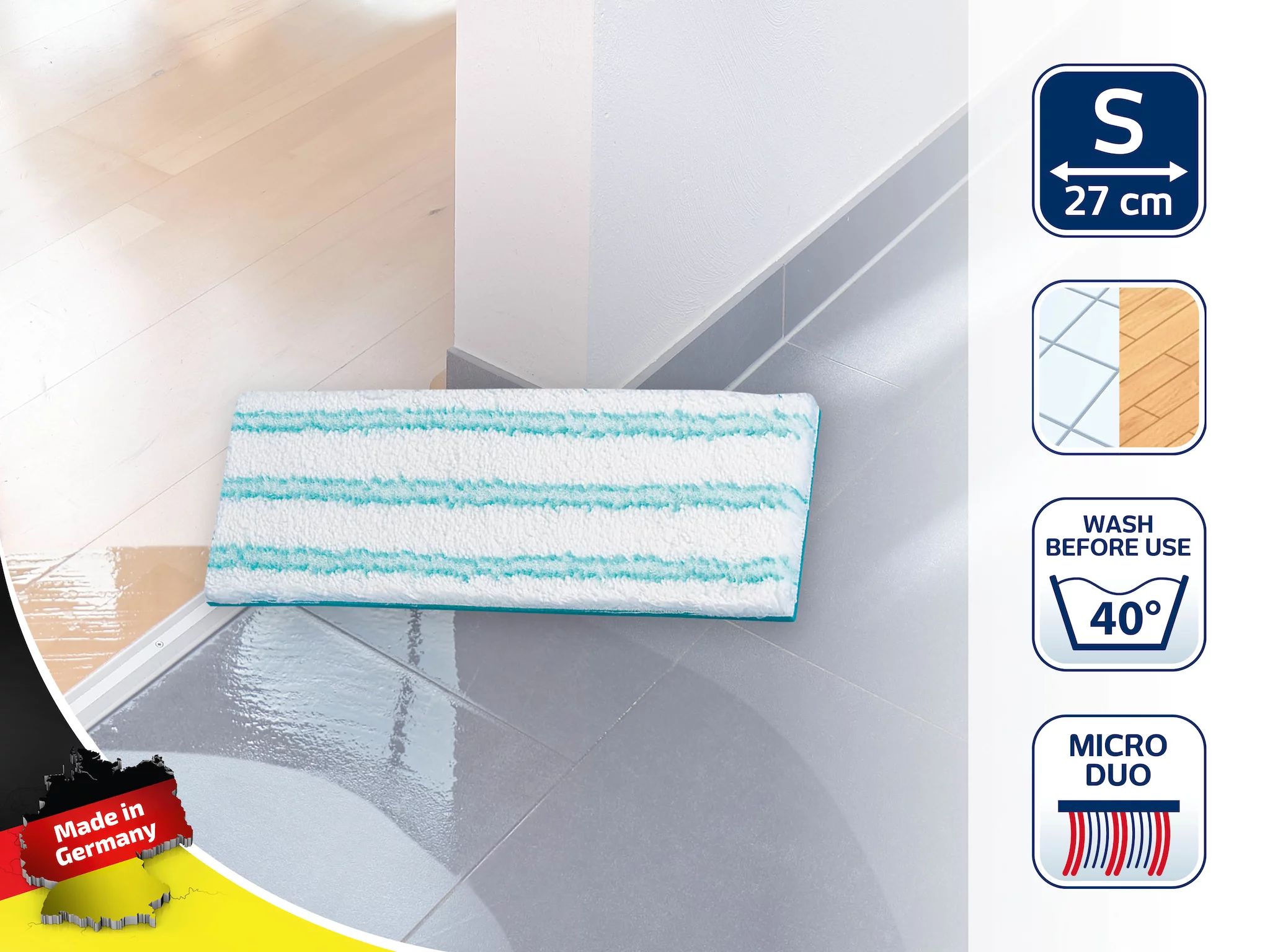 Leifheit Wischpad Picobello S micro duo