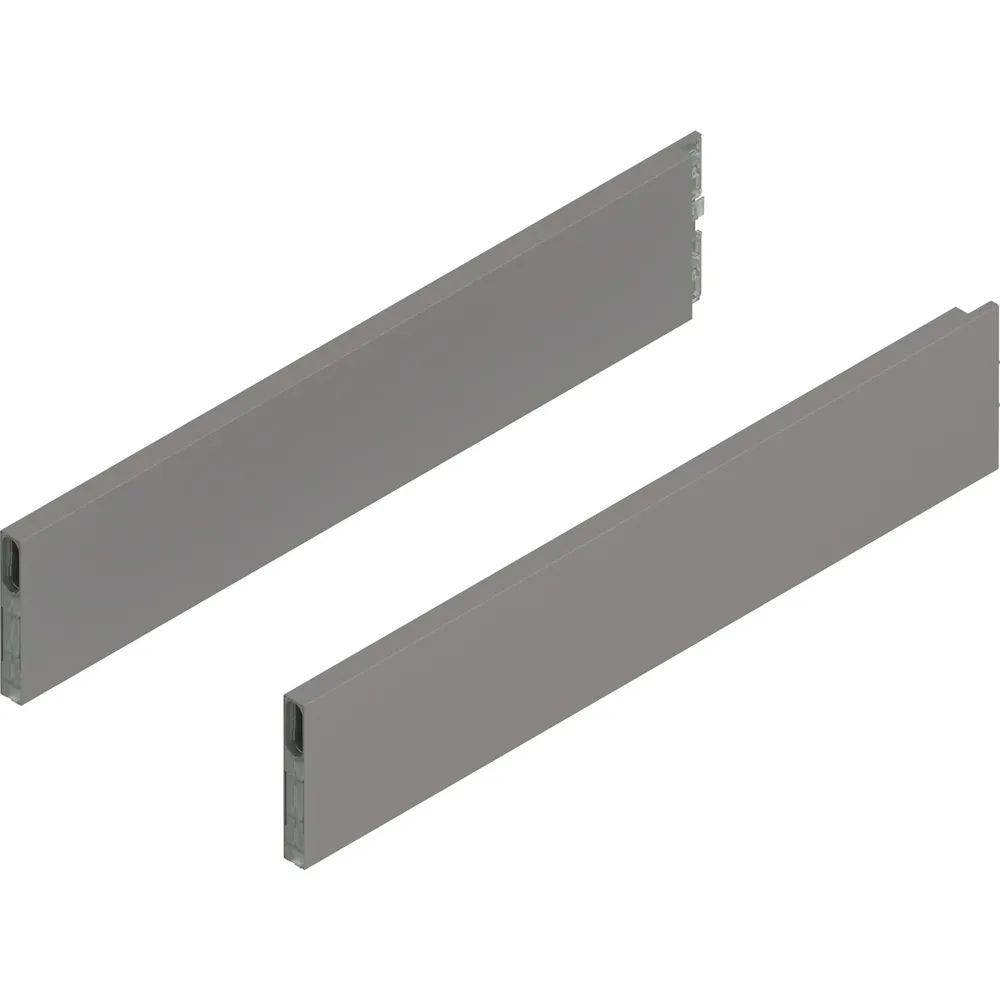 BLUM MERIVOBOX Boxcap Höhe E, NL 500, Indiumgrau-matt