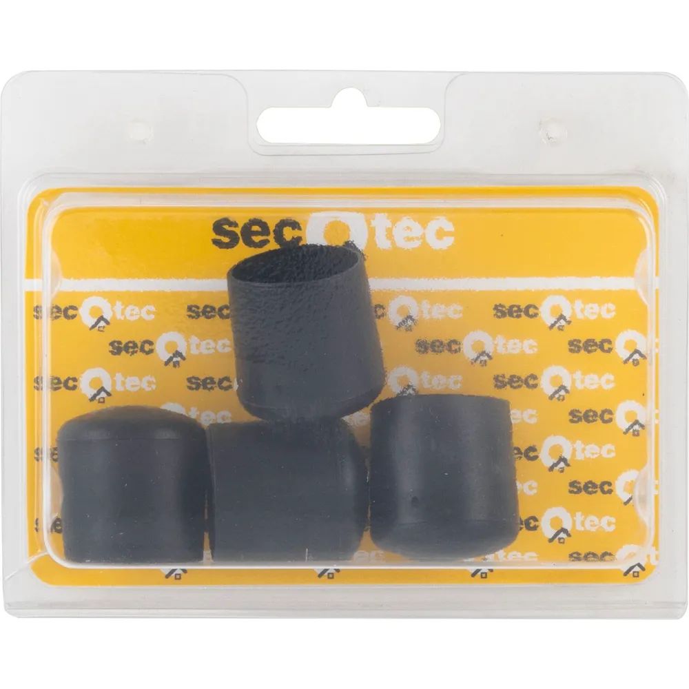 Schachermayer VVP SECOTEC Fußkappen für Rundrohre aussen 22 mm schwarz SB-4