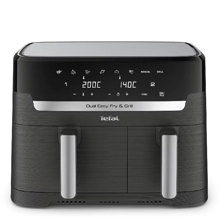 Tefal Dual Easy Fry & Grill 8,3 L Heißluftfritteuse EY905B