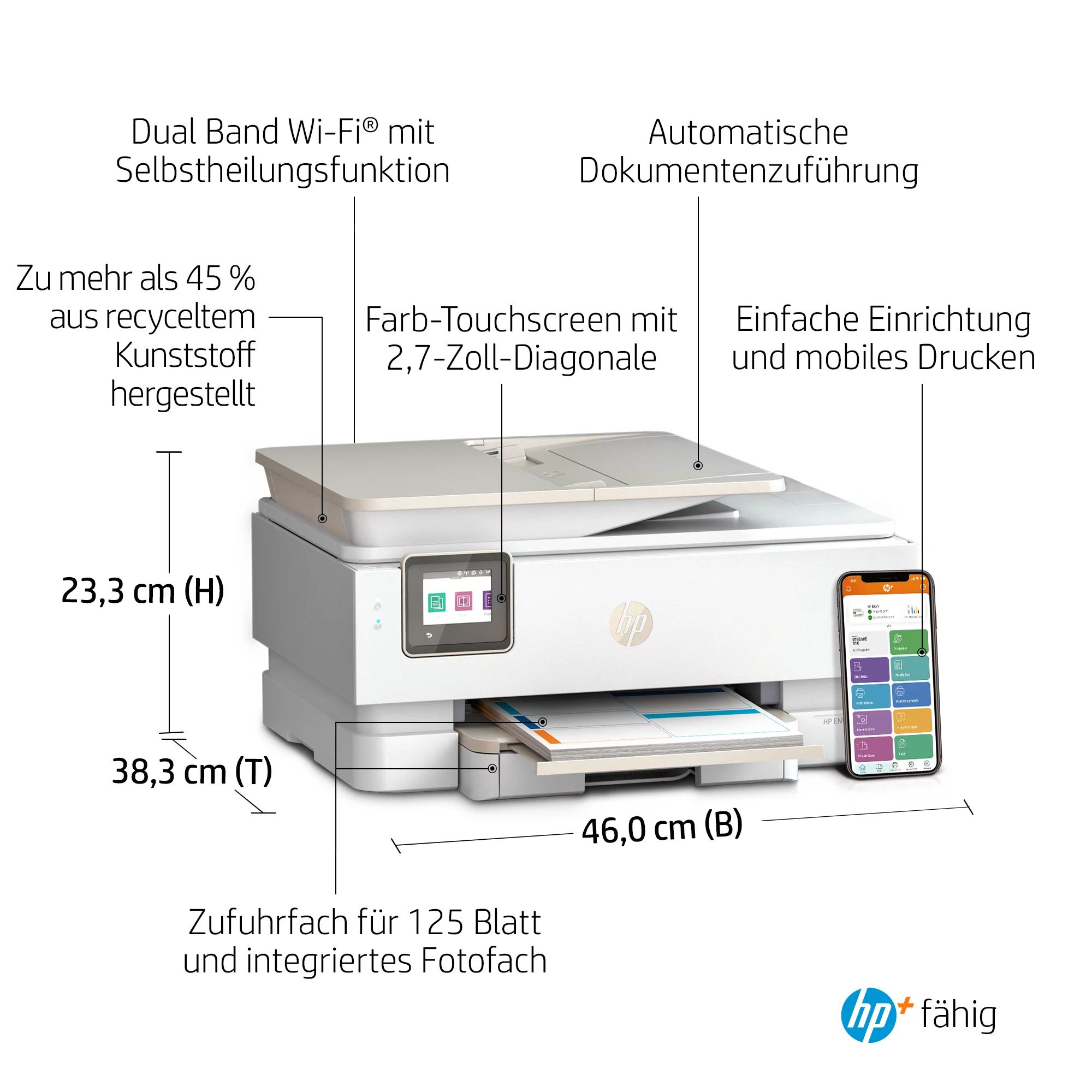 HP ENVY Inspire 7920e All-in-One - Multifunktionsdrucker - Farbe - Tintenstrahl - 216 x 297 mm (Orig