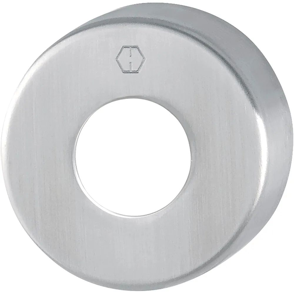 HOPPE Griff-Abdeckrosette rund, Edelstahl matt