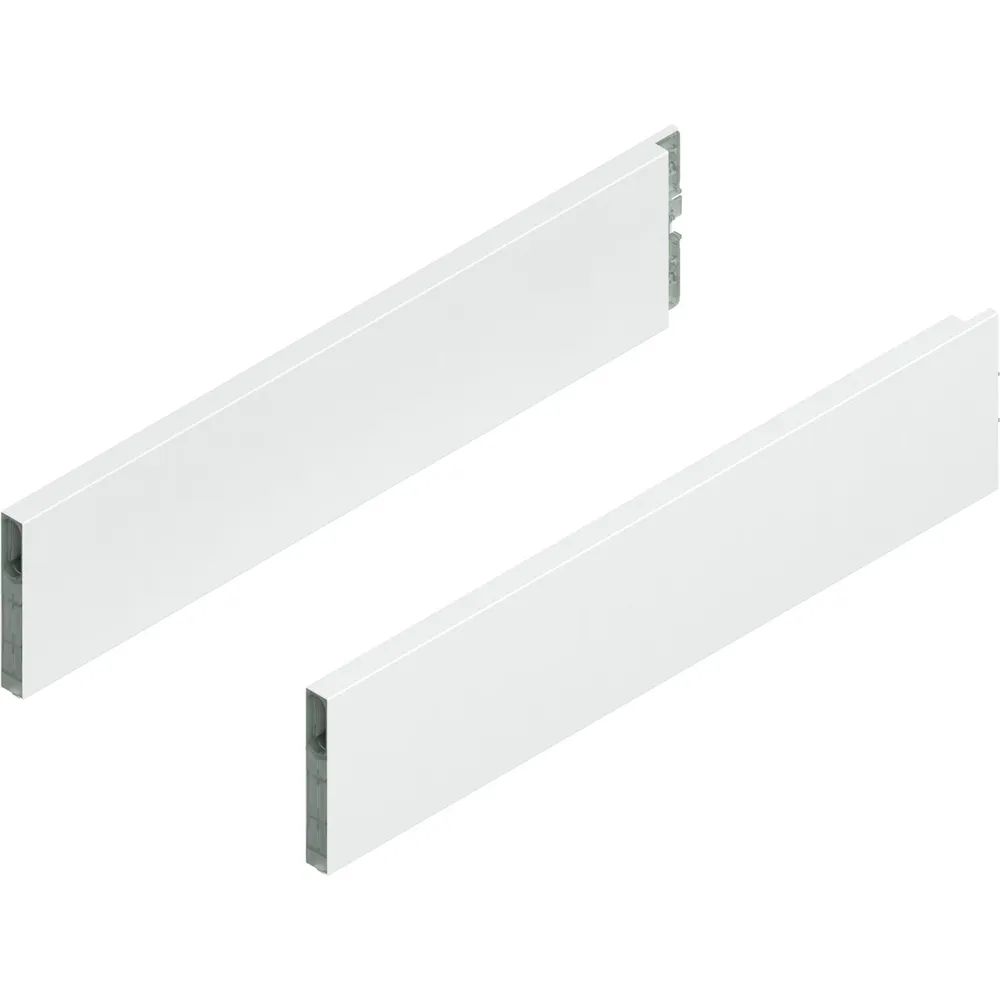 BLUM MERIVOBOX Boxcap Höhe E, NL 450, Seidenweiß-matt