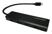 LC-Power LC-HUB-U3-4-C 2xUSBA 1XUSB-C Black retail