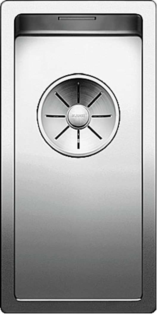 Blanco Claron 180 Edelstahl Seidenglanz Aufliegend
