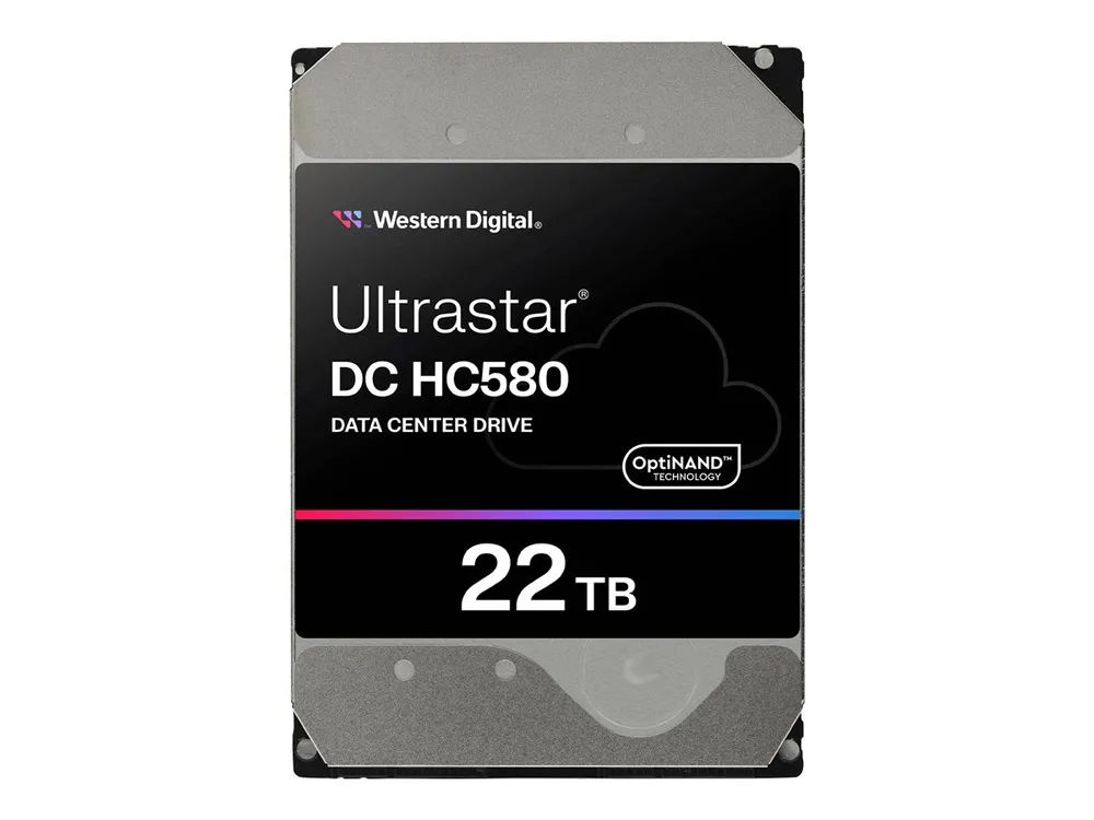 WD Ultrastar DC HC580 WUH722422ALE6L1 - Festplatte - verschlüsselt - 22 TB - intern - 3.5" (8.9 cm)