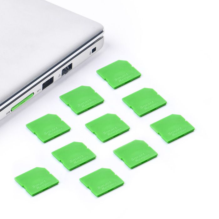Smart Keeper Mini"SD Port" Blocker grün 10 Stk. - Mini SD