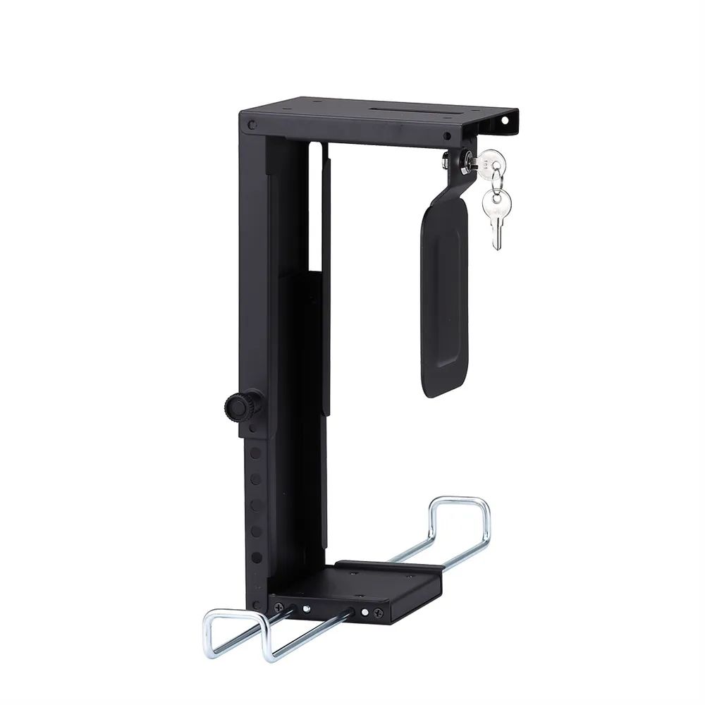 ROLINE Slim/Mini-PC-Halterung, abschliessbar, schwarz