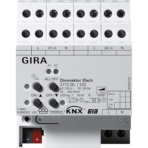 Gira UNIVERSAL-DIMMAKTOR 2FACH 2X30 / GIRA 217200