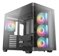 Deepcool Cg530U 4F ATX Panoramaglas 4x ARGB black - Tower - ATX