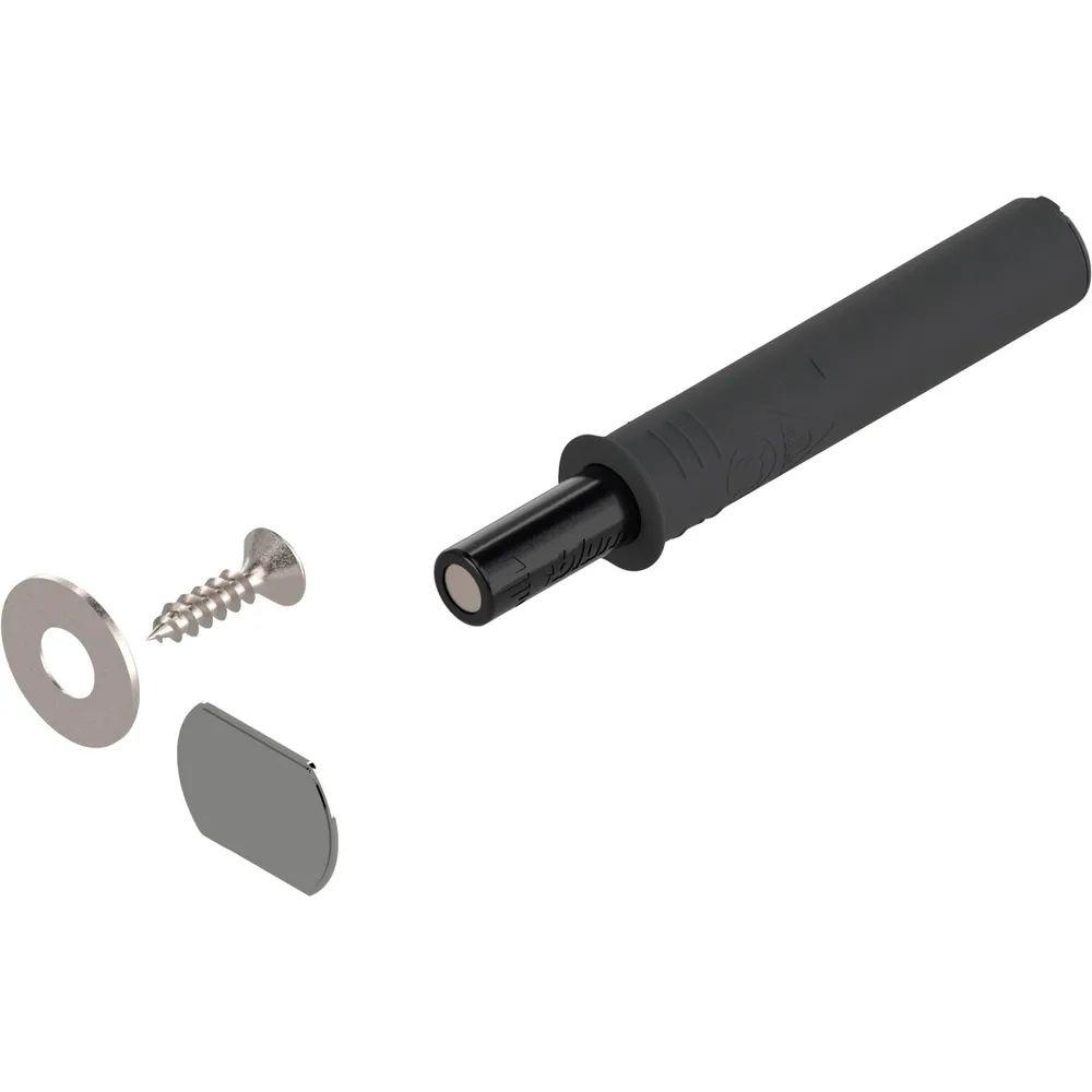 BLUM TIP-ON für Türen 956.1004 Kurzversion mit Magnet, carbonschwarz