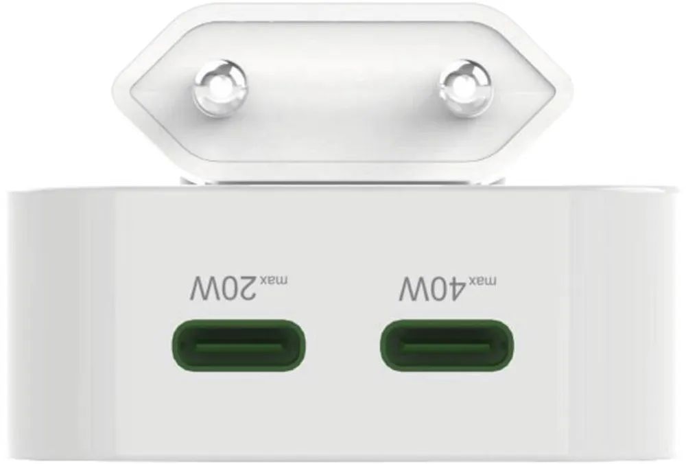 Hama Schnellladegerät, GaN, 1x USB-C, faltbares Mini-Ladegerät, PD, 40 W, Weiß