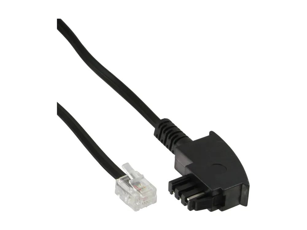 InLine TAE-F Kabel - für Telekom/Siemens-Geräte - TAE-F ST an RJ11 ST - 20m