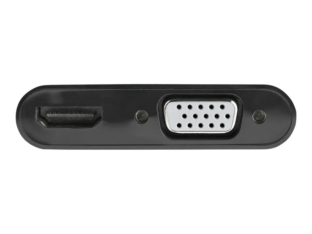 StarTech.com Adapter DispayPort auf VGA - HDMI 4K 60Hz - DP Video Adapter - Videoadapter - DisplayPort männlich zu HD-15 (VGA)