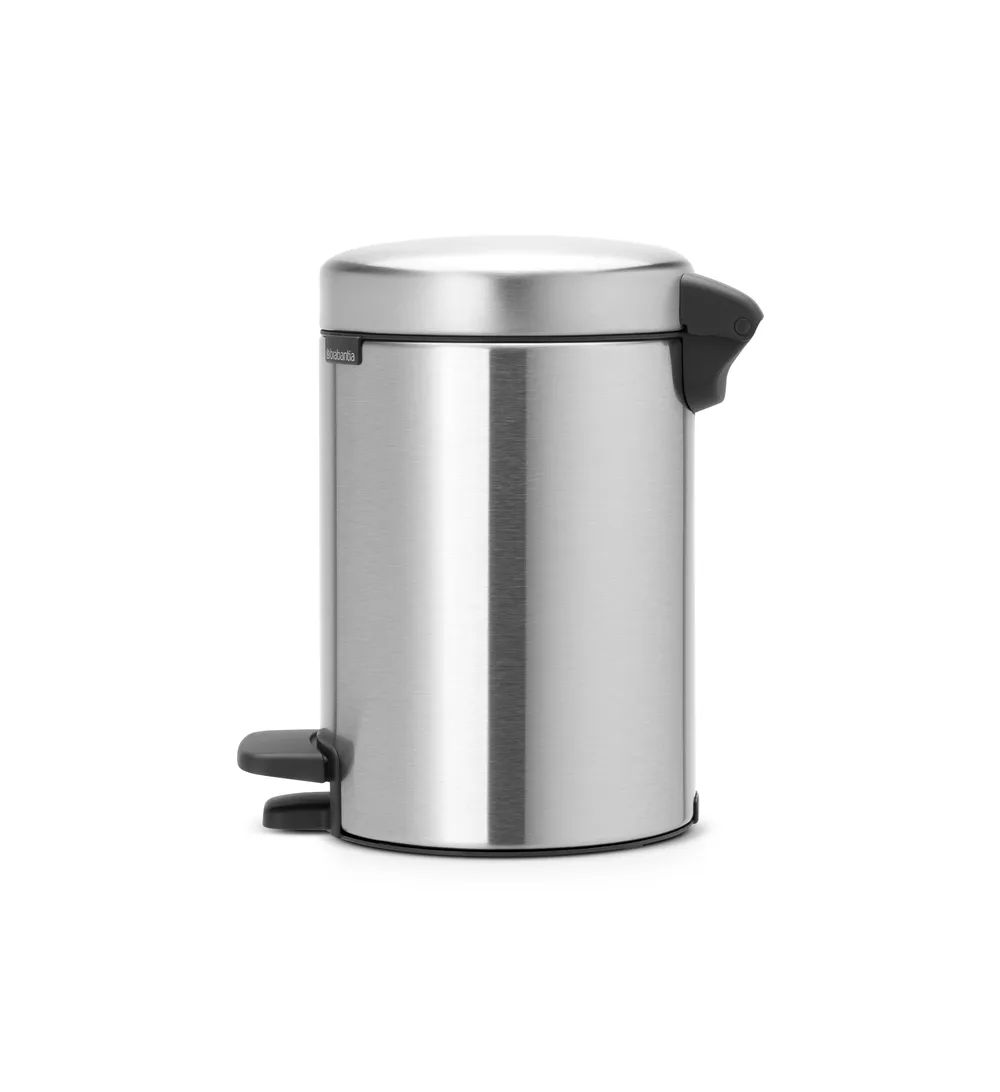 Brabantia NewIcon Treteimer, 3L - Matt Steel Fingerprint Proof