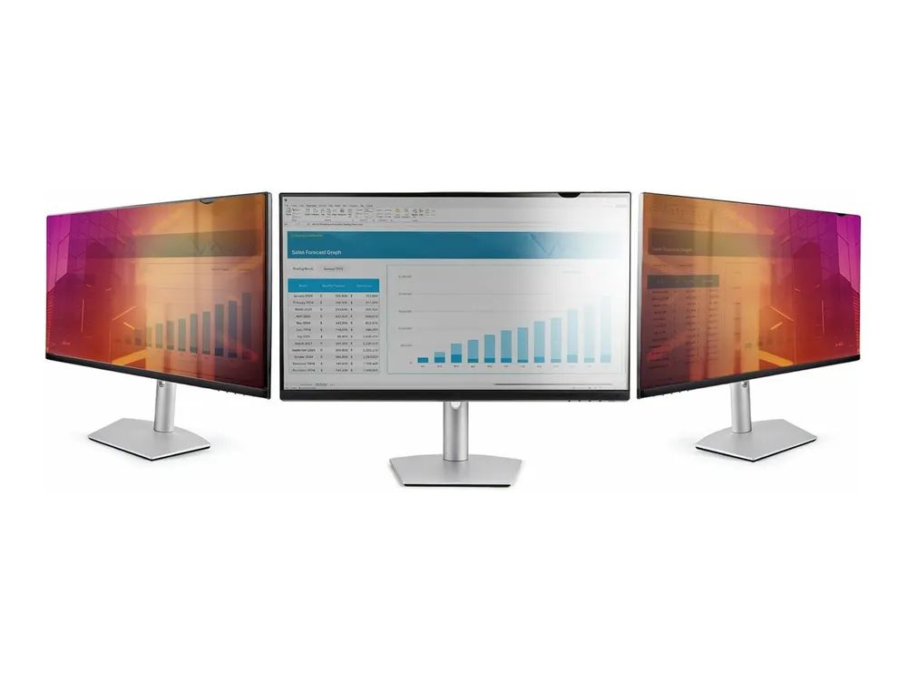 StarTech.com 24-inch 16:9 Gold Monitor Privacy Screen, Reversible Filter w/Enhanced Privacy, Glossy Computer Security Filter, Removable Screen Protector/Shield, +/- 30 Deg. - Blickschutzfilter für Bildschirme - 2-Wege - entfernbar - Halter/Klebepunkt