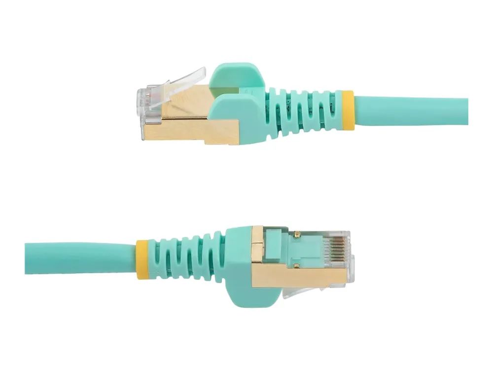 StarTech.com 1,5m CAT6a Kabel - Türkis - Patchkabel - STP- Snagless-RJ45 - Patch-Kabel - RJ-45 (M)