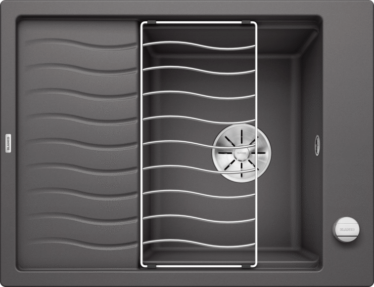 Blanco Elon 45 S SILGRANIT mit Ablauffer
