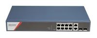 Hikvision DS-3E1512HP-SI-8P2T2F Managed Switch PoE - Switch - 1 Gbps
