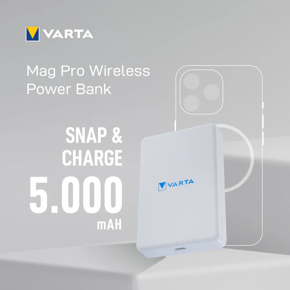 VARTA Mag Pro Wireless Power Bank 5000 Box
