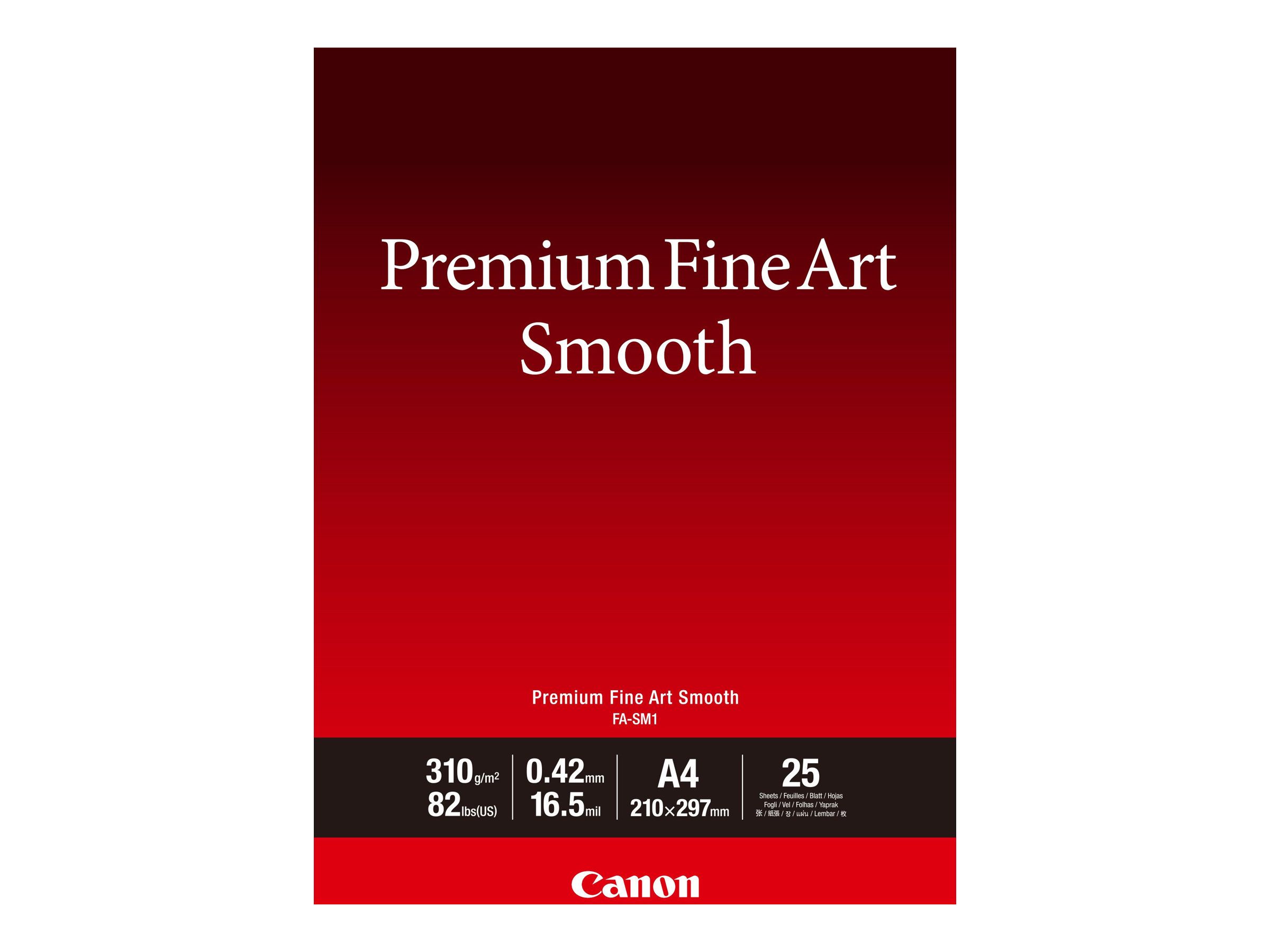 Canon Premium Fine Art Smooth FA-SM1 - Seidig - 16,5 mil - A4 (210 x 297 mm)