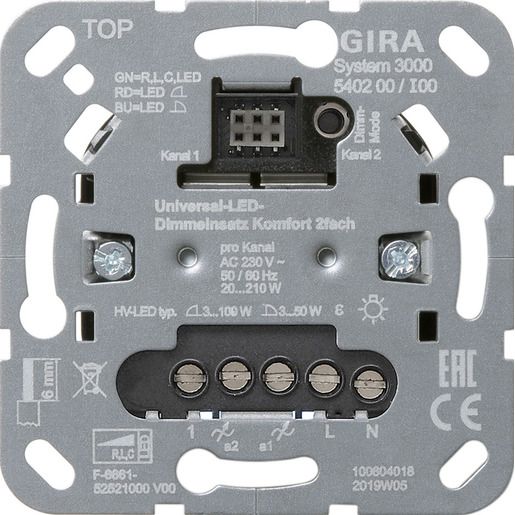 Gira UNI-LED-DIMMEINS.KOMF.2F.EINS. / GIRA S3000 540200
