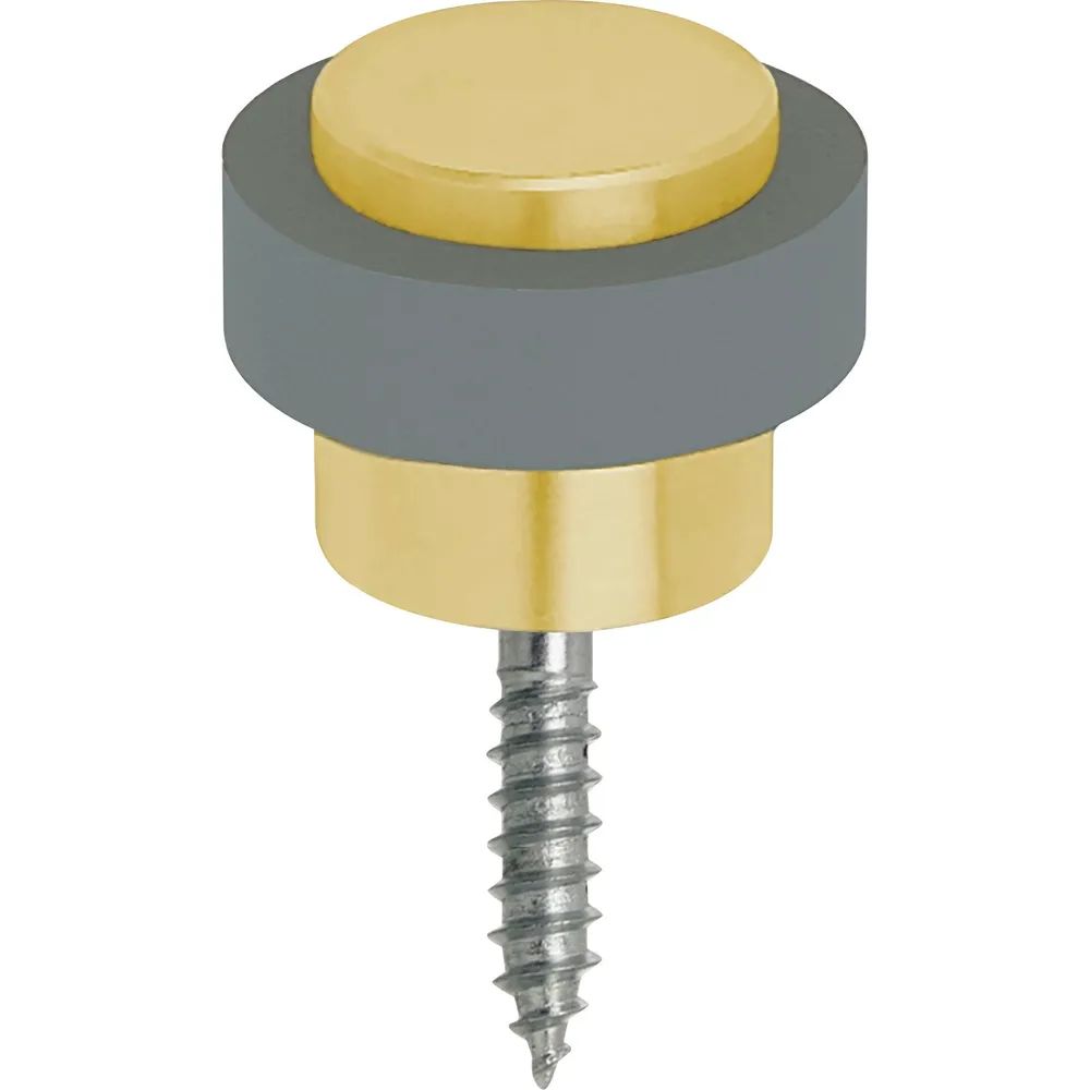 SOLIDO Bodentürpuffer - ø 48 mm, Edelstahl PVD messingfärbig