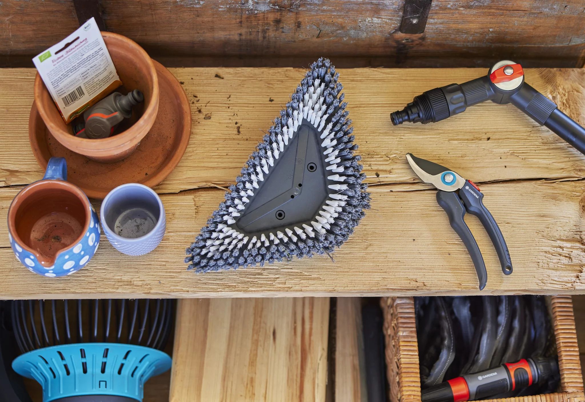 Gardena Cleansystem Stielbürste, hard flex