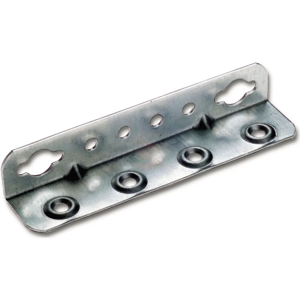 Hofmann GmbH & Co KG Metallwarenerzeugung Winkel-Bettschiene SYSTEM 32, L 130, Stahl verzinkt