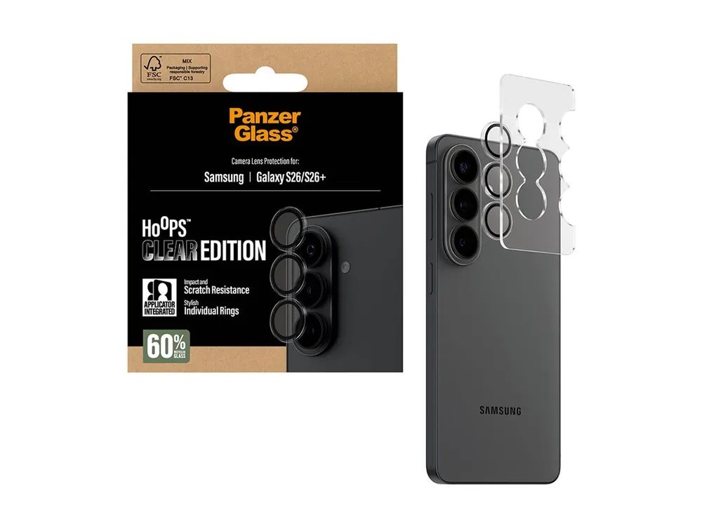PanzerGlass Hoops Kameraschutz Transparent Samsung Galaxy S26| S26+