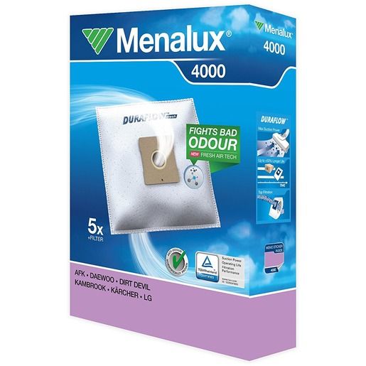 Menalux STAUBBEUTEL 5STK+1MOTORFILTER / MENALU 4000 F.DIVERSE 900196131