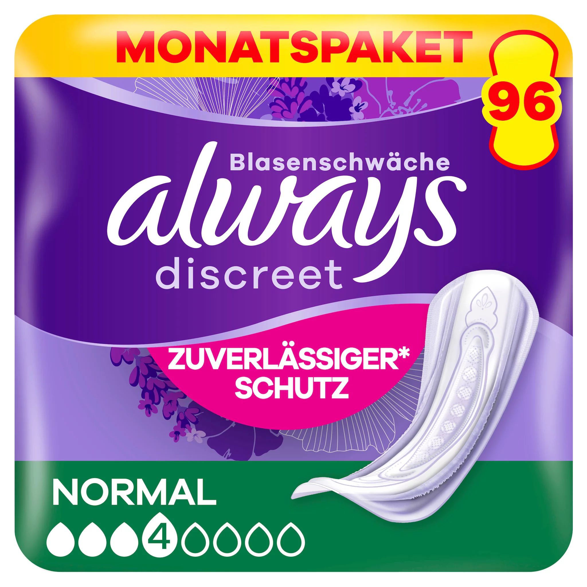Always Discreet Inkontinenz-Einlagen Normal 