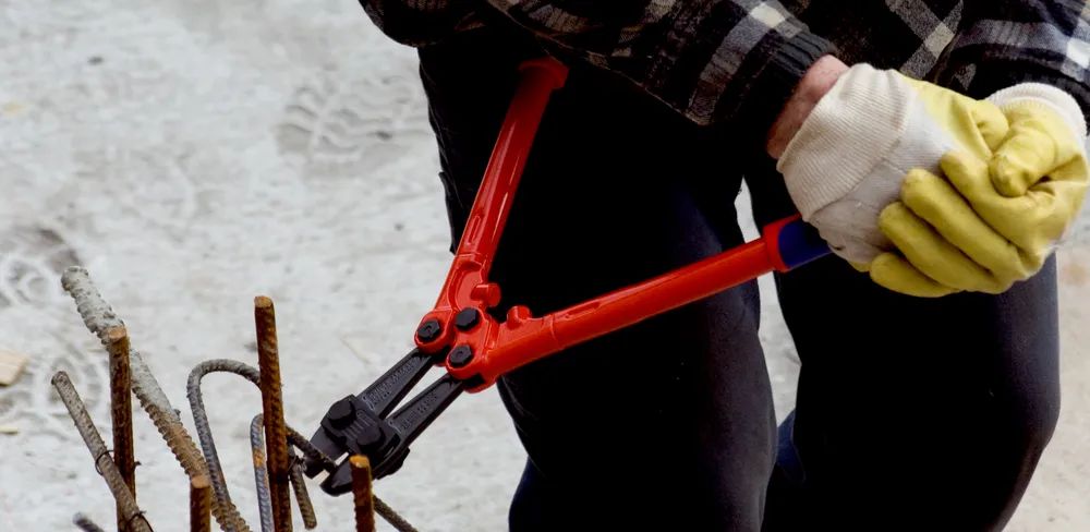 KNIPEX Bolzenschneider mit Mehrkomponenten-Hüllen 460 mm