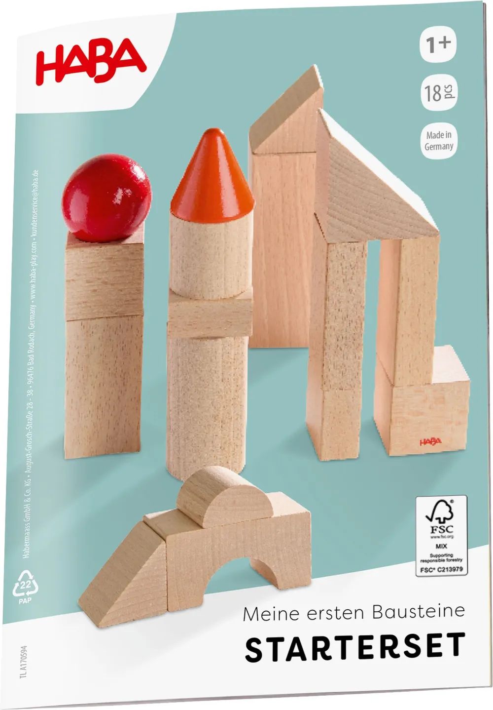 Habermaass GmbH & Co. KG Meine ersten Bausteine, Starter-Set