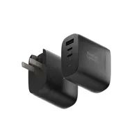 Native Union 67W USB-C PD 3-Port Fast GaN Wall Charger Black