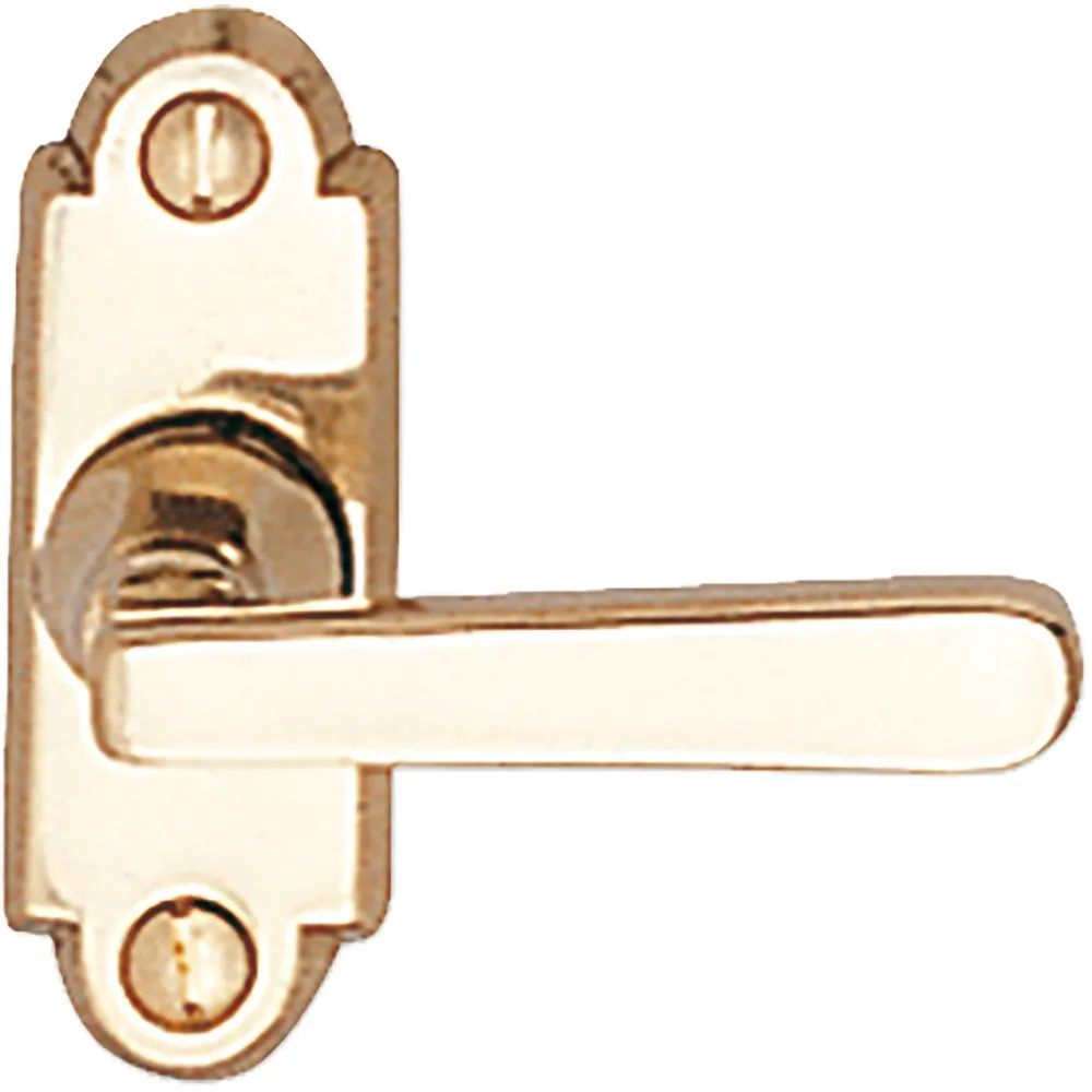 MARCHESI Fenstergriff ALT-WIEN Vierkant 7 x 35, Länge 60 mm, Messing poliert